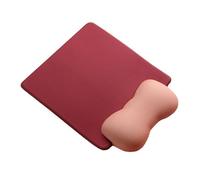 Tapis antidérapant avec poignet en silicone souple pour de longues heures d'utilisation d'ordinateur au bureau ou à la maison Tapis de souris en mousse à mémoire de forme