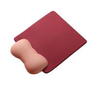 Tapis antidérapant avec poignet en silicone souple pour de longues heures d'utilisation d'ordinateur au bureau ou à la maison Tapis de souris tapis de bureau