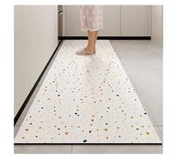 Tapis antidérapant de Cuisine Kitchen Carpet Non-Slip Waterproof and Oil-Proof Floor Mat Colorful Imitation Marble Texture Rugs Long Size Home Decoration Mats pour Cuisine(Color06,1pc 140x200cm)