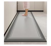 Tapis antidérapant de Cuisine Kitchen Carpet Non-Slip Waterproof and Oil-Proof Floor Mat Colorful Imitation Marble Texture Rugs Long Size Home Decoration Mats pour Cuisine(Color05,1pc 140x200cm)