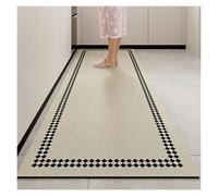 Tapis antidérapant de Cuisine Kitchen Carpet Non-Slip Waterproof and Oil-Proof Floor Mat Colorful Imitation Marble Texture Rugs Long Size Home Decoration Mats pour Cuisine(Color03,1pc 50x160cm)