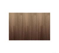 Tapis antidérapant découpable pour entrée et pièces intérieures avec construction à poils courts et bordures renforcées (marron)