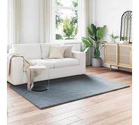 vidaXL Tapis Olite Fourrure synthétique de lapin antidérapant Polyester doux Blanc 140 x 200 cm