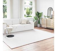 vidaXL Tapis en fourrure synthétique de lapin Beige 200 x 280 cm Antidérapant Polyester doux