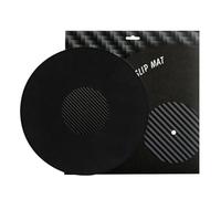 Tapis antidérapant en Fiber de Carbone de 12 Pouces, Plateaux de Remplacement pour platines, Accessoires de Lecteur de disques, Tapis d ' Enregistrement
