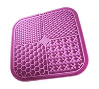 Tapis antidérapant en silicone pour animaux de compagnie - Stimule le comportement naturel de léchage - Passe au lave-vaisselle pour les friandises alimentaires humides