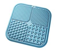 Tapis antidérapant en silicone pour animaux de compagnie - Stimule le comportement naturel de léchage - Passe au lave-vaisselle pour les friandises alimentaires humides