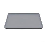 Tapis antidérapant en silicone pour machine à café, assure un espace de travail propre et sûr (gris)