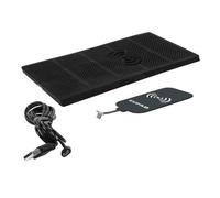 Tapis antidérapant EUFAB avec chargeur sans fil et récepteur adaptable sur Micro USB-B