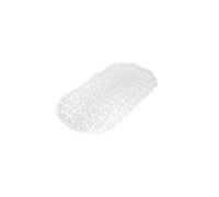 - Tapis antidérapant fond de baignoire effet galet - L. 69 x l. 36 cm - Transparent - Douceur d'intérieur