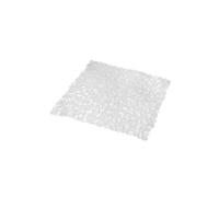 - Tapis antidérapant fond de douche effet galet - L. 52 x l. 52 cm - Transparent - Douceur d'intérieur
