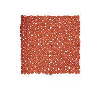 Tapis antidérapant fond de douche PVC 53x53cm Terracotta MSV