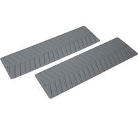 Tapis antidérapant Grip (2 pièces), gris, 74x22cm