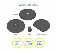 Tapis Antidérapant Kensington K52787WW Noir