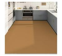 Tapis Antidérapant Kitchen Carpet PVC Waterproof Floor Mat Leather Non-Slip Oil-Proof Foot Mats Solid Color Home Decoration Rug Large Rugs(Color03,90x180cm)