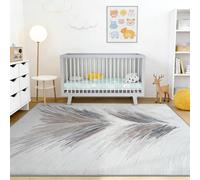 Tapis antidérapant Lavable Poil Ras Multicolore Minimaliste Abstrait, Géométrique Spirale Lignes Tapis Super Doux, pour Salon Chambre à Coucher Cuisine, 140 x 200 cm