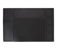 Tapis Antidérapant Noir Tondeuse en à Cheveux Silicone