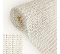 Tapis Antidérapant Polyvalent 80 x 185 cm sans Trace Antidérapant Moquette Tapis Stoppeur Multifonctionnel pour La Palette, L'Étagère, Les Tiroirs, Le Matelas, Le Canapé, Blanc cassé