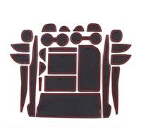 Tapis Antidérapant pour Console Centrale De Voiture, 21 Pièces, pour Camry 2018 2019(Rosso)