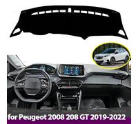 Tapis antidérapant pour tableau de bord, protection du pare-soleil de voiture, pour Peugeot 2008 E-2008 208 E208 GT 2019 - 2022