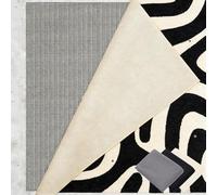 Tapis Antidérapant pour Tapi 125 x 270 cm Réutilisable et sans Odeur, Découpable, Lavable, Taille Personnalisable, Antidérapant Tapis Stopper pour Tous Types de Sols, Gris Brun