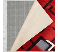 Tapis Antidérapant pour Tapi 125 x 270 cm Réutilisable et sans Odeur, Découpable, Lavable, Taille Personnalisable, Tapis Antidérapant de Protection pour Tous Types de Sols, Gris Brun