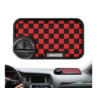 Tapis antidérapant pour téléphone Auto | avec Bloc-Notes Numéro Stationnement Temporaire | Support Téléphone Rotatif à 360 Degrés pour Tableau de Bord | Véhicule, Camion, Lunettes