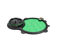 Tapis antidérapant pour voiture avec support de téléphone à 360 degrés pour organiser vos essentiels de conduite (vert)