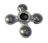 Tapis antidérapant professionnel pour violoncelle avec base en caoutchouc antidérapant pour protection du sol, 7,5 x 2,5 cm, compatible avec violoncelle pleine grandeur, 1 pièce, noir