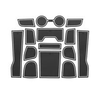 Tapis antidérapant Rainure Porte Antidérapante Voiture avec Porte-gobelet D'intérieur Caoutchouc pour 318i 320d 330d G20 2020 2021 2022 2023(Wit)