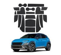 Tapis Antidérapant Rainure Porte Voiture Tapis De Rainure De Porte pour Kona 2022 Transmission Automatique Antidérapant Fentes Porte Intérieur (Color : 1)