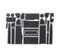 Tapis Antidérapant Rainure Porte Voiture Tapis Fente Porte pour N&issan pour Serena C26 2010 2011 2012 2013 2014 2015 2016 Support Porte Intérieur Tapis Antidérapant Dessous Verre en Caoutchouc (Colo