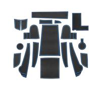 Tapis Antidérapant Rainure Porte Voiture Tapis Rainure Porte Voiture pour Kona EV pour Kona pour Elektro 2020 2021 2022 Fente Porte Voiture Tapis Intérieur Tasse (Color : 2)