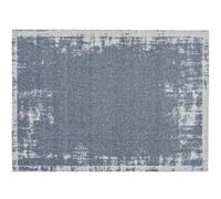 Tapis antidérapant Salon - Miabella paillasson intérieur - Cuisine Tapis de Sol Couloir Tapis de propreté - Passage Propre Lavable 50x70cm uni Bordure Gris