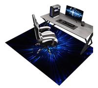 Tapis antidérapant sous Chaise de Bureau, Tapis protège Sol Gaming 160 x 180 cm, Tapis de Chaise pour Les Chaises de Jeu ou de Bureau, Protège Les Sols, Planchers, Parquets, pour Gaming et Le Travail