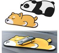 Tapis Antidérapant Tableau De Bord,Zuzer 2pcs Anti-Dérapant Voiture Tapis Antidérapant Anti-Glisse En Silicone Mat