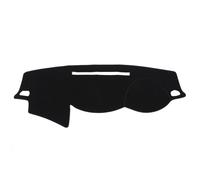 Tapis Antidérapant Tableau Voiture Pour Mitsubishi Pour Triton L200 Tableau De Bord Couverture Solaire Ombre Tapis Protection Voiture Dash Pad Très Épais(RHD Black)