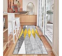 Tapis Antidérapant Tapis Long 60 x 220 cm Résistant, Entretien Facile Tapis de Passage Cuisine, Couloir Une variété de Styles pour Couloir Passage, E