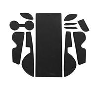 Tapis antidérapant Tapis Rail Porte Antidérapants PVC pour Console Centrale Caoutchouc pour Nissan pour Murano 2025 2026(Noir)