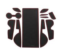 Tapis antidérapant Tapis Rail Porte Antidérapants PVC pour Console Centrale Caoutchouc pour Nissan pour Murano 2025 2026(Rosso)