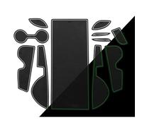 Tapis antidérapant Tapis Rail Porte Antidérapants PVC pour Console Centrale Caoutchouc pour Nissan pour Murano 2025 2026(Wit)