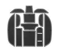 Tapis antidérapant Tapis Rainure Porte Antidérapant Voiture Accessoires D'intérieur Caoutchouc pour Volvo EX30 2025 2026(Wit)