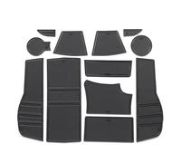 Tapis antidérapant Tapis Tasse Antidérapant Étanche pour Porte Voiture Accessoires D'intérieur pour Peugeot 2008 E-2008 GT Line 2019 - 2024(Noir)