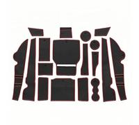 Tapis Antidérapant Voiture pour Benz GLC 2023 7-Seater, Set pour Console Centrale, Porte-Gobelets, Boîte à Gants Protection Solide