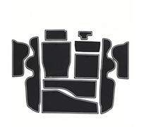 Tapis Antidérapant Voiture pour Benz GLC, Set pour Console Centrale, Porte-Gobelets, Boîte à Gants Protection Solide,White