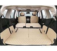 Tapis antidérapant Voiture pour Journey 5PCS Car Styling Cargo Liner Tapis De Coffre De Voiture Tapis De Sol Intérieur Tapis De Sol en Cuir Accessoires Auto Antidérapant Protection(Beige)