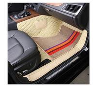 Tapis Antidérapants Double Couches Seulement 1 Siège Un Siège Avant Personnalisé Fait pour 98% Voitures pour Siège Conducteur Ou Passager Tapis Sol Voiture Personnalisé Moquette(Beige Passenger)