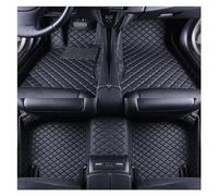 Tapis Antidérapants pour Alfa pour Romeo pour Mito 2008-2010 2011 2012 2013 2014 2015 2016 2017 2018 en Cuir Accessoires Tapis Pied Tapis Sol Voiture sur Mesure Moquette(Le Noir)