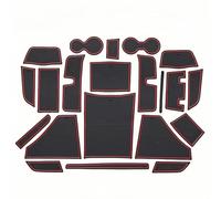 Tapis Antidérapants pour Console Centrale de Voiture pour Harvard First Love, Porte-Gobelet Rainure de Porte Tapis Caoutchouc Antidérapant,Red
