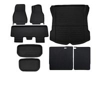 Tapis Antidérapants pour Tesla pour Modèle 3 Tapis De Sol Tapis De Bagage LHD RHD 2017 2018 2019 2020 2021 2022 2023 Quatre Saisons Étanche 3D Revêtement De Sol Moquette(RHD 2021-23 8PCS)